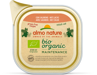 Almo barquette Bio Organic Saumon - 85g