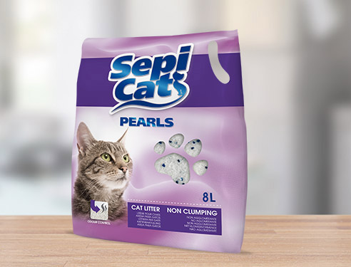 Litière Sepi Cat Pearls en silice - 8L