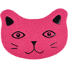 Tapis pour litière - Tête de chat rose 30x40cm