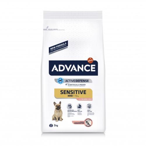 Advance Mini Adult Sensitive pelage/digestion mono protéine - 3kg