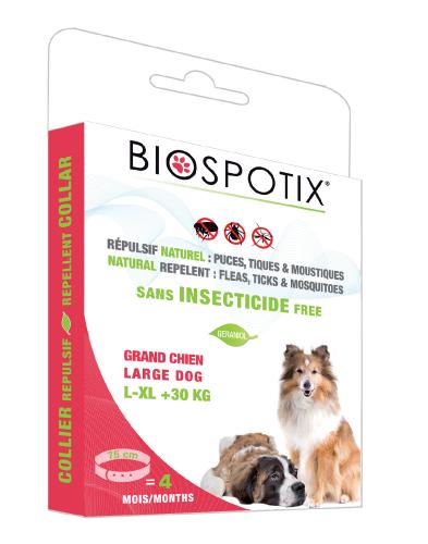 Collier répulsif naturel Biospotix pour grand chien