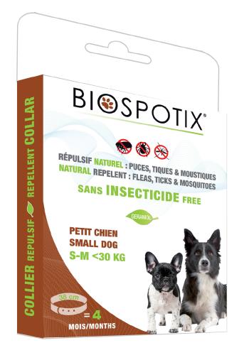 Collier répulsif naturel Biospotix pour petit/moyen chien