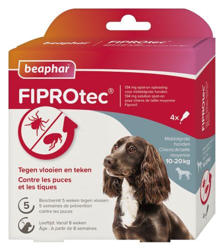 Fiprotec chiens moyens 10-20kg