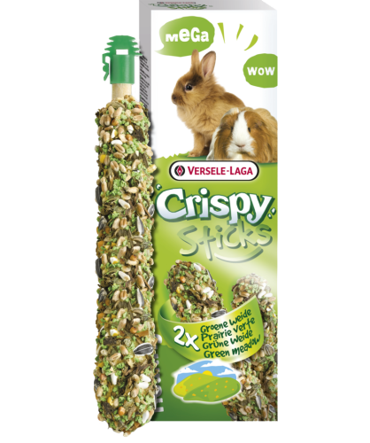 Crispy Sticks Prairie verte pour lapins et cobayes