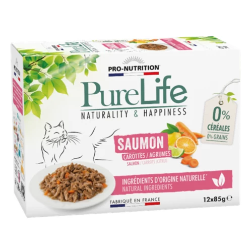 PureLife - Pâtée pour chat au Saumon