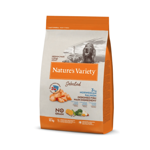 Nature's Variety Selected Medium Maxi Adult Saumon