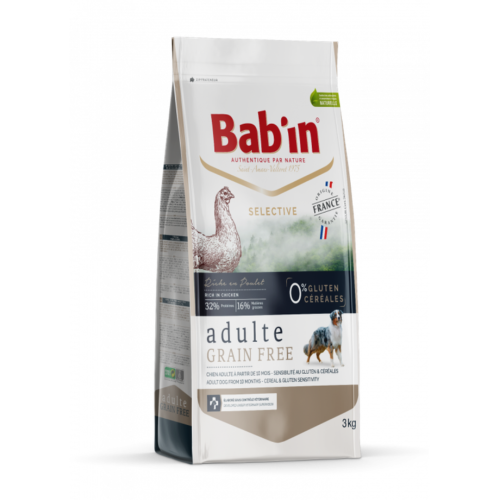 Bab'in Selective Adulte Grain Free Poulet